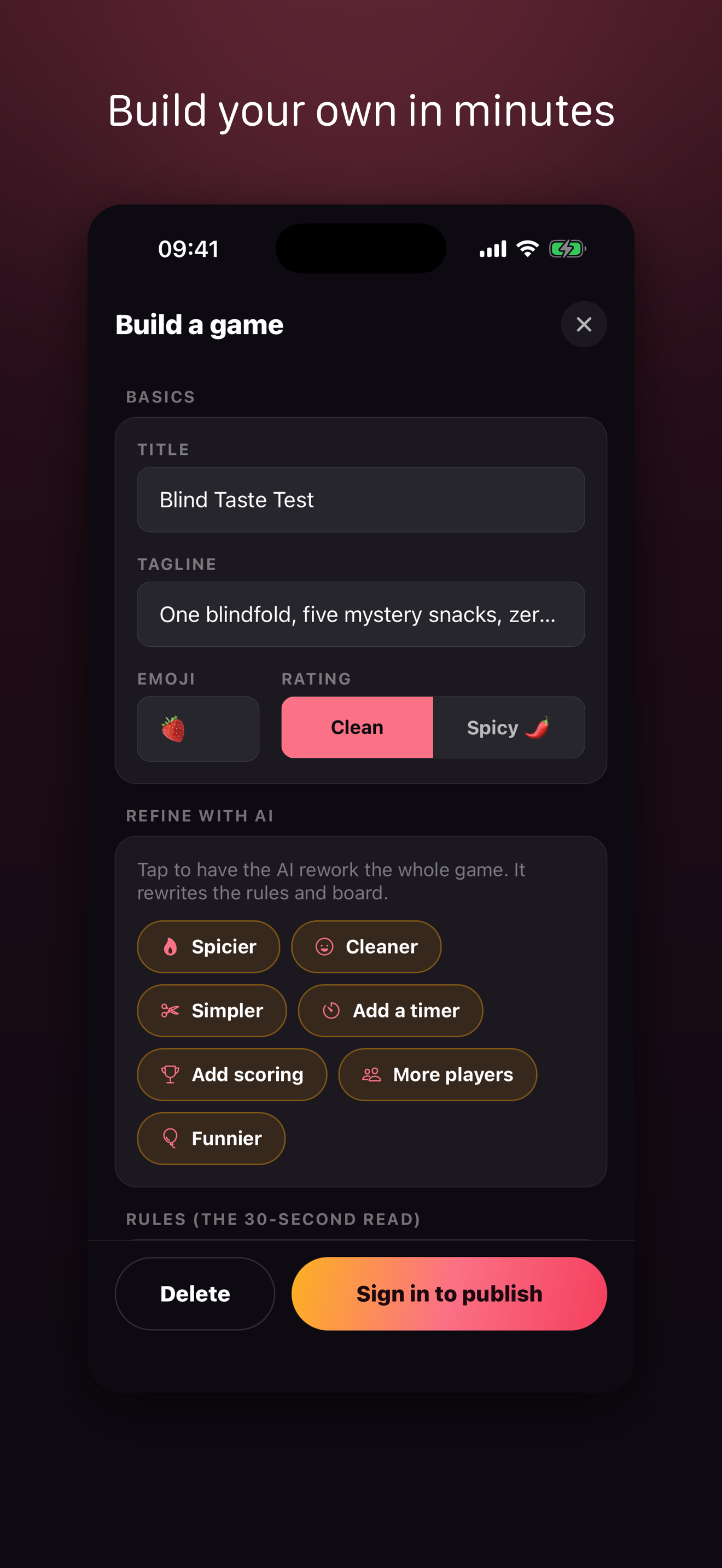 CouplePlay game builder